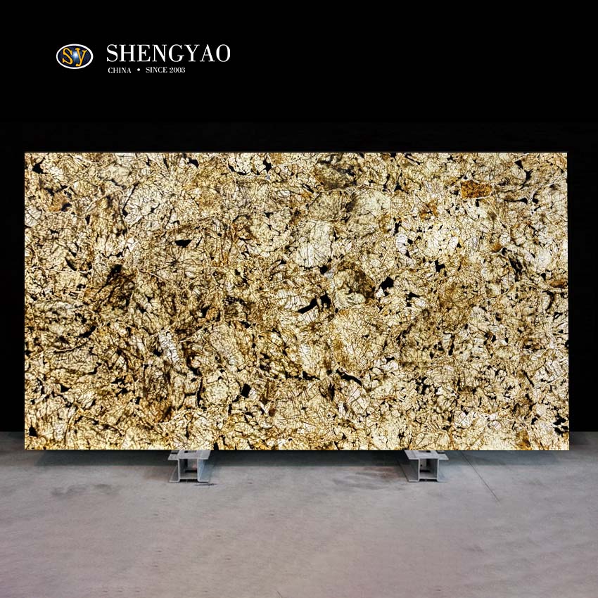 Backlit Labradorite Slab Translucent Semi Precious Stone Slab Manufacturer