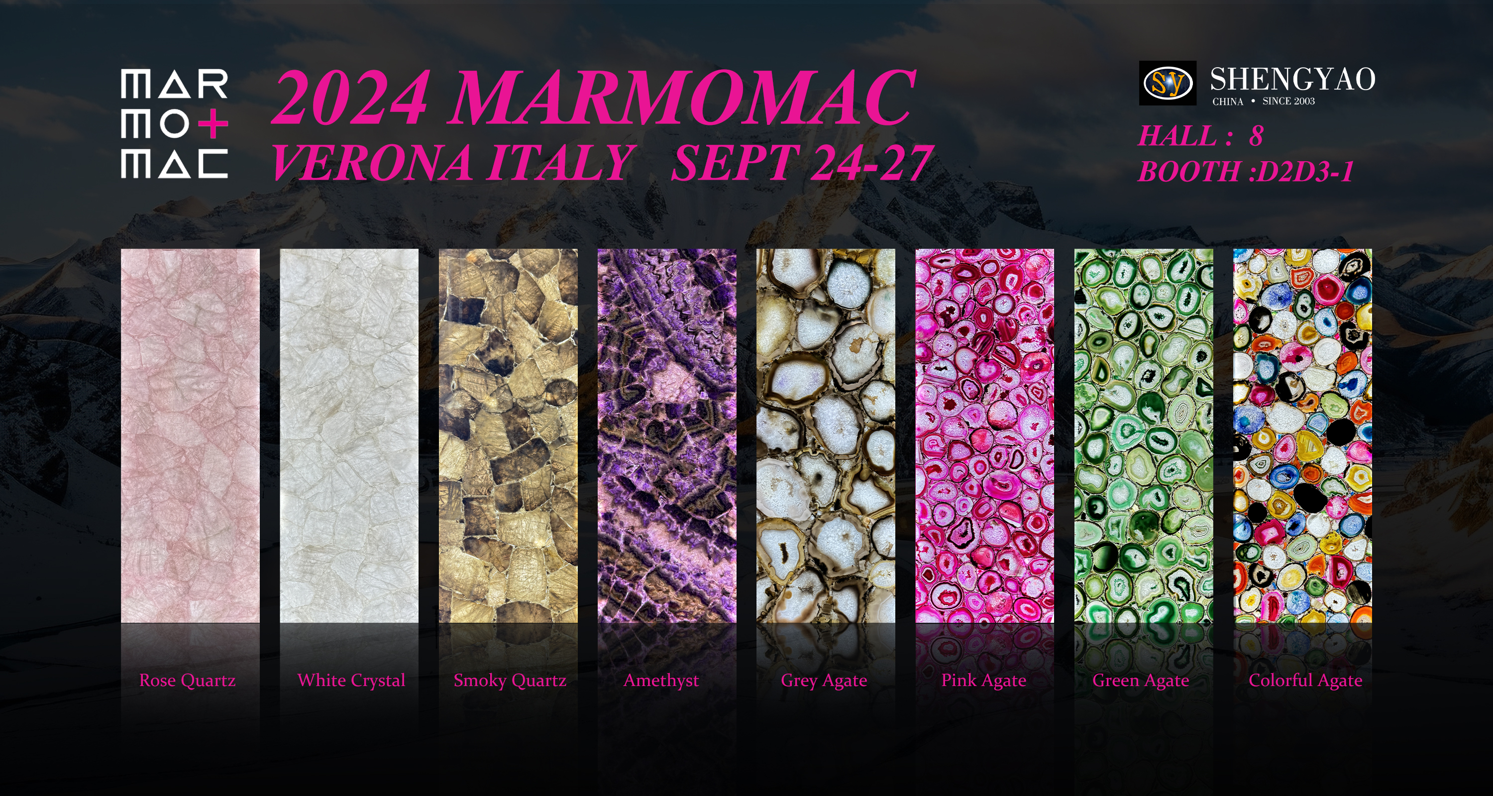 2024 marmomac shengyao gemstone