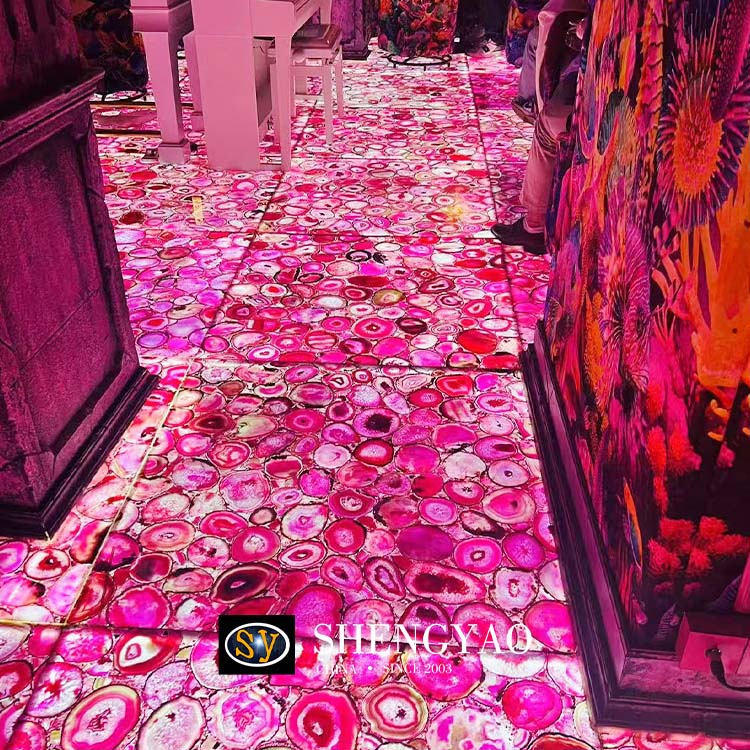 How to use translucent stone flooring in your design?