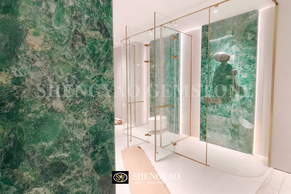 bathroom shower wall