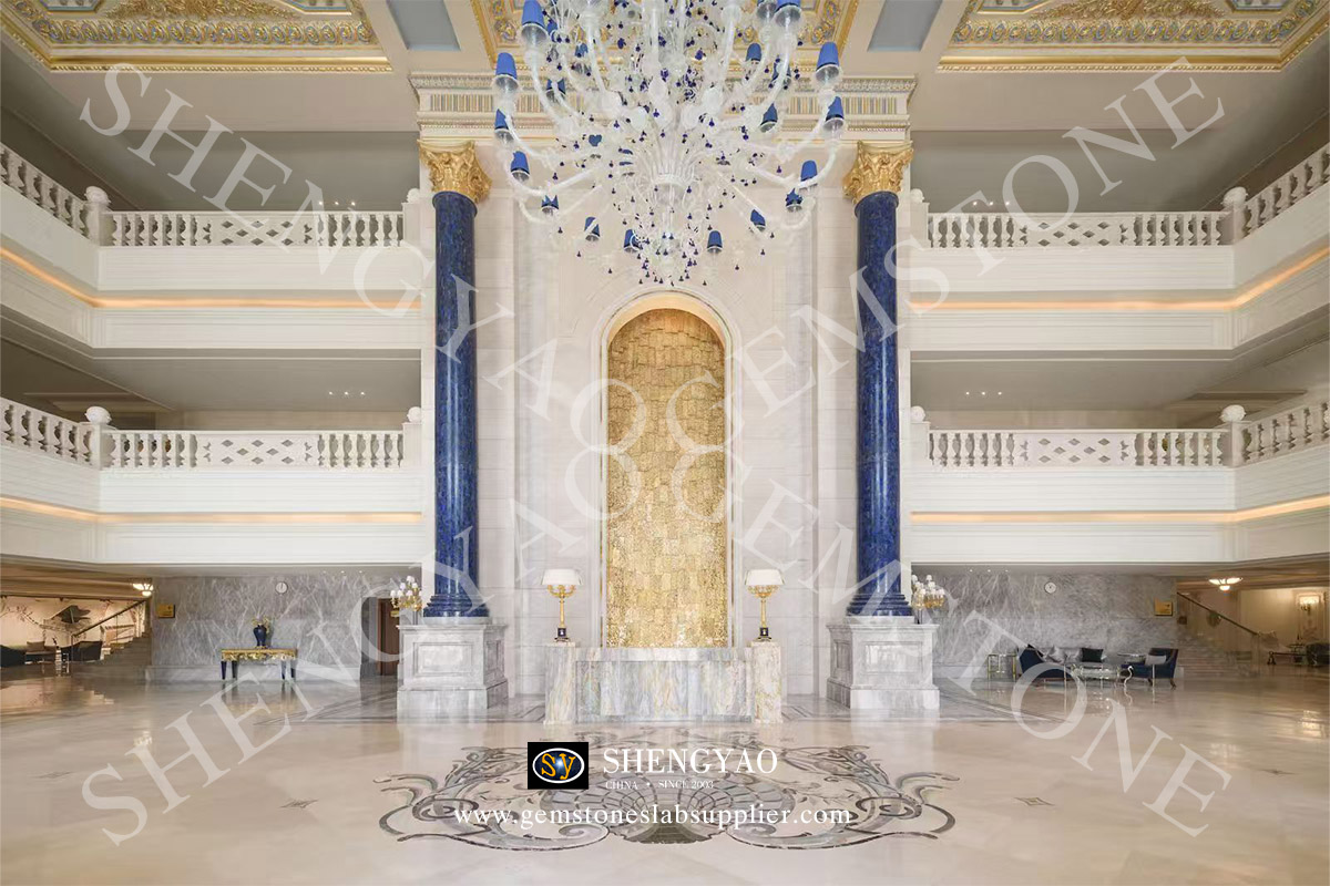 Lapis Lazuli Colunm Manufacturer supplier