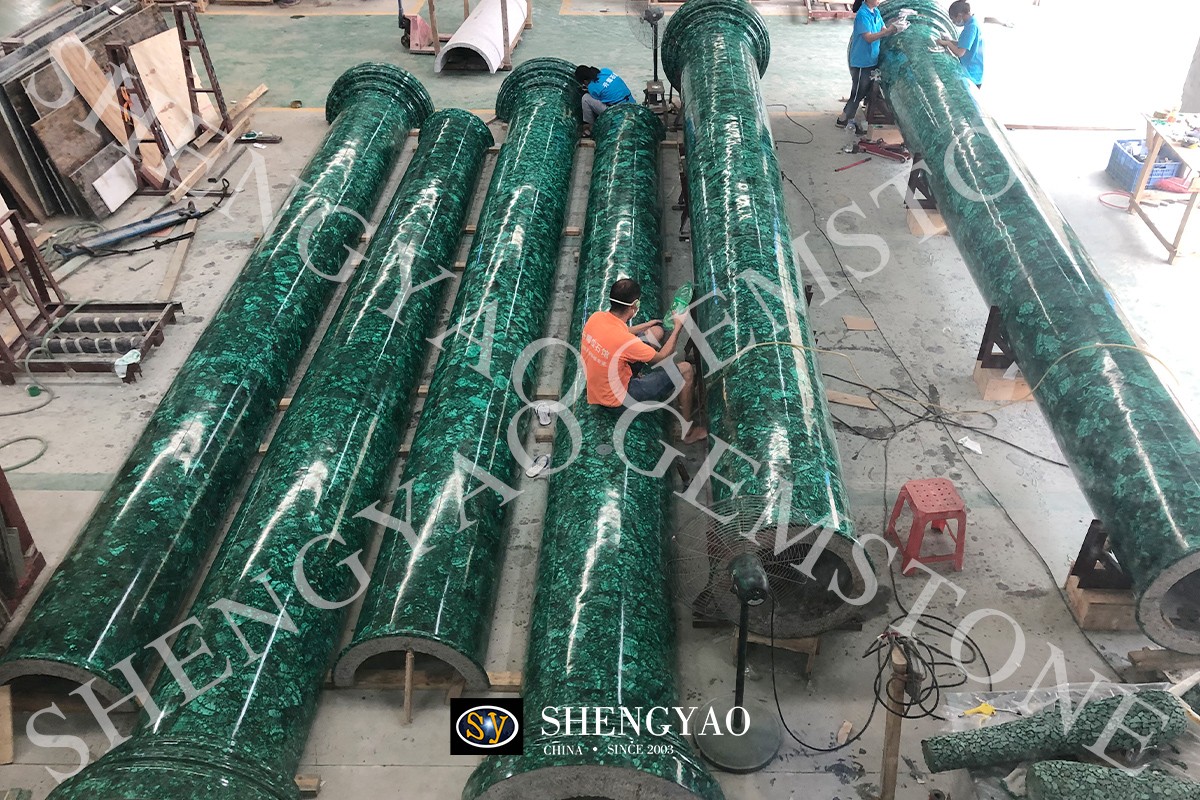 smei precious stone column factory