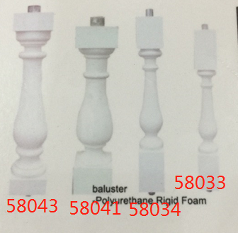 Manufacturer supply customize polyurethane rigid foam building material baluster