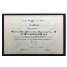 China Alibaba Verified Supplier Certificate manufacturer