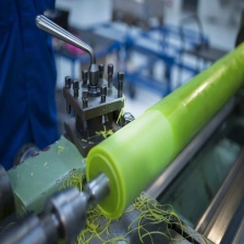 China Pengilang disesuaikan PU poliuretana paip besi elastomer gam roller roll pengilang