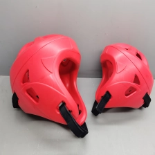 porcelana Casco de poliuretano personalizado de fábrica, protector de cabeza de espuma PU, casco de kick boxing fabricante