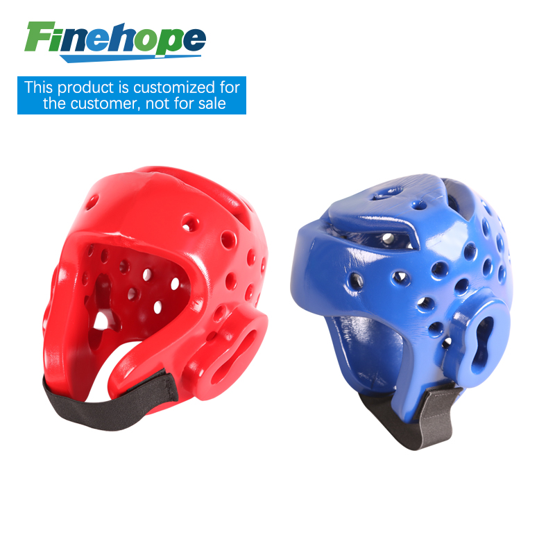 Finehope跆拳道護具 泡沫頭盔 護具 藍色頭盔 跆拳道