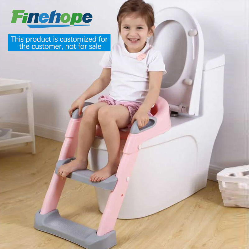 Polyurethan-Material, das mit einem Baby-Toilettensitz mit Leiter ausgestattet ist, der mit der Step-Funktion ausgestattet ist