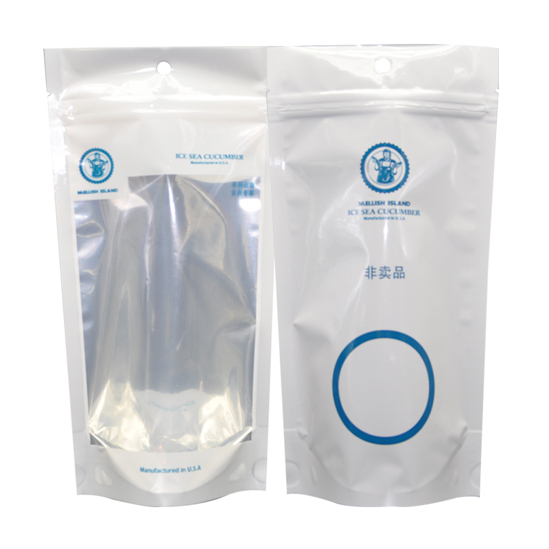 Customized food grade printed stand up aluminum foil powder packaging zipper bag