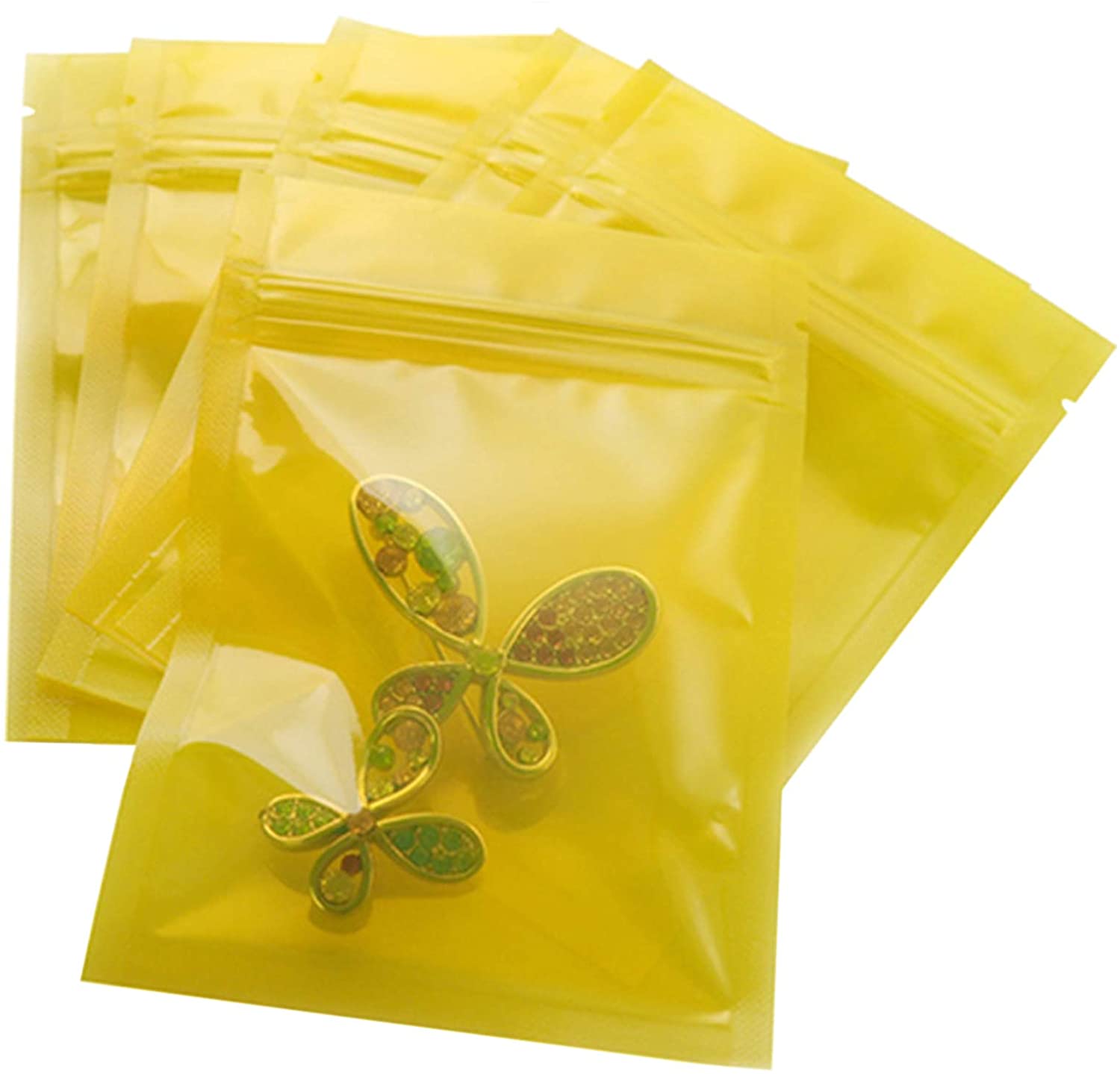 Custom printing 3 side zipper bag accessories packaging bag