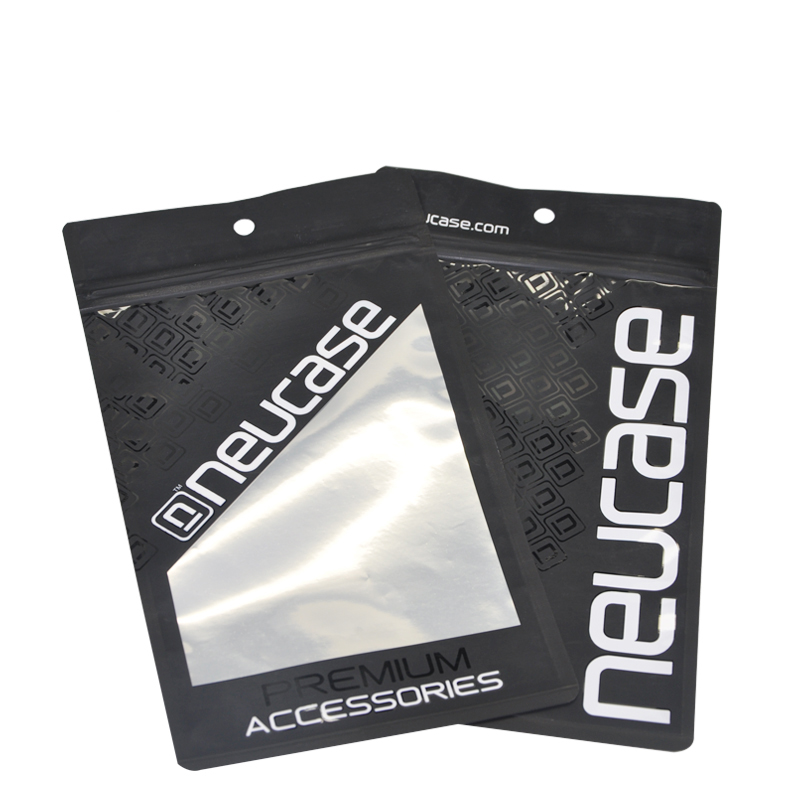 Packaging Resealable Smell Proof Bags Foil Pouch Bag With Clear Window