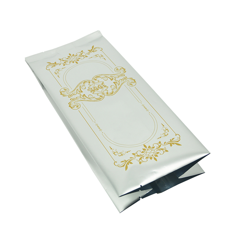 Custom Matte Silver Aluminum Foil Pouch Heat Seal Aluminum Foil Bags