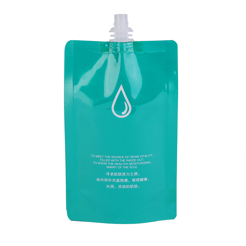 Custom Spout Pouch Refill Pack Plastic Stand Up Lotion Bag