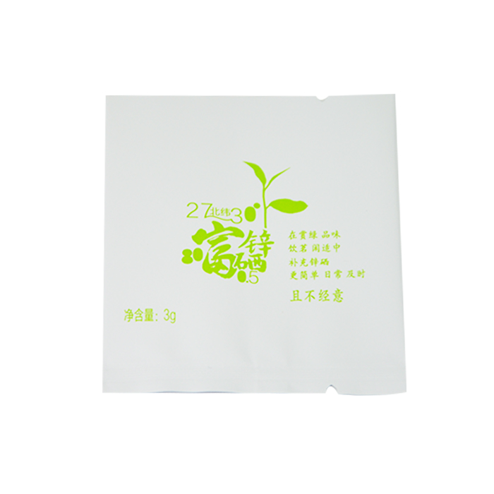 Factory customized mini biodegradable design with easy to tear heat sealed plastic bags for tea