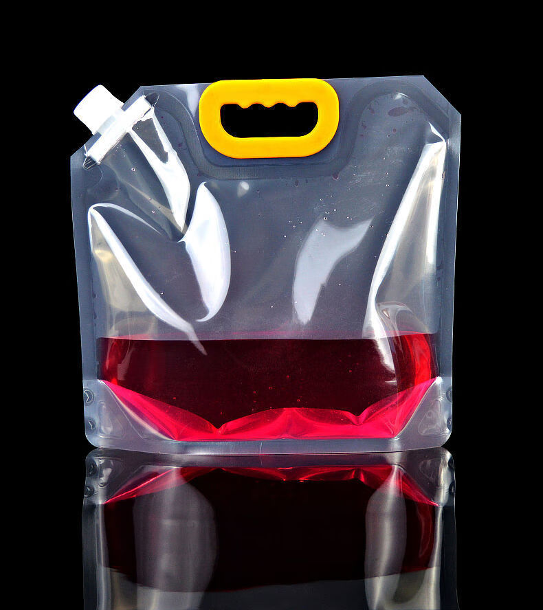 China Drop test on standup beer/red wine pouch with spout 1.5L and 2.5L manufacturer