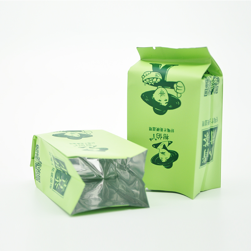 Factory customized printed logo waterproof vertical reusable laminated plastic bag