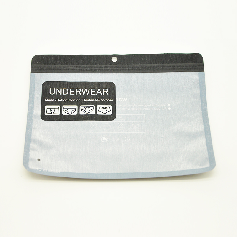 Garment Polybag For Clothes,Plastic Underwear Shirt Zipper Package Bag