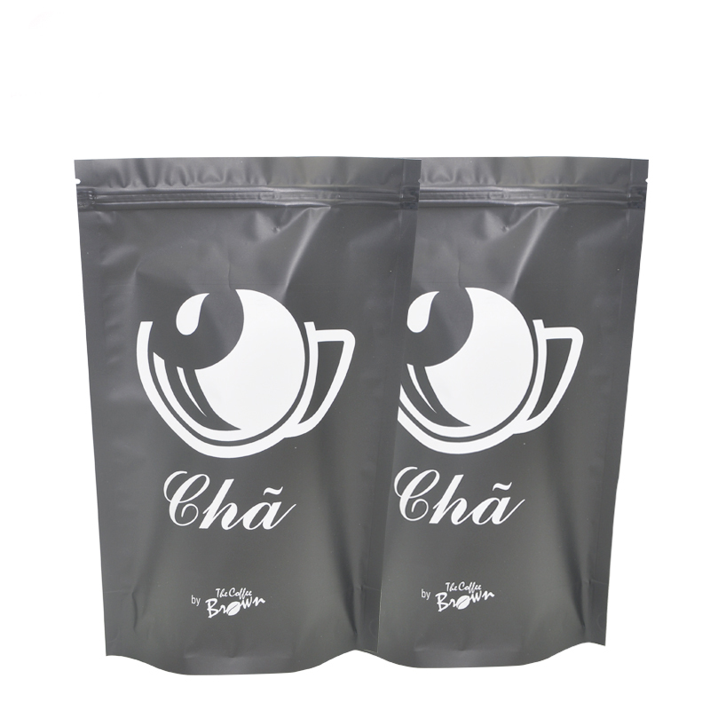 Food Stand Up Zipper Pouch Plastic Bag Food Packaging/ 3 Side Seal Zipper Bag For Coffee, Cookies