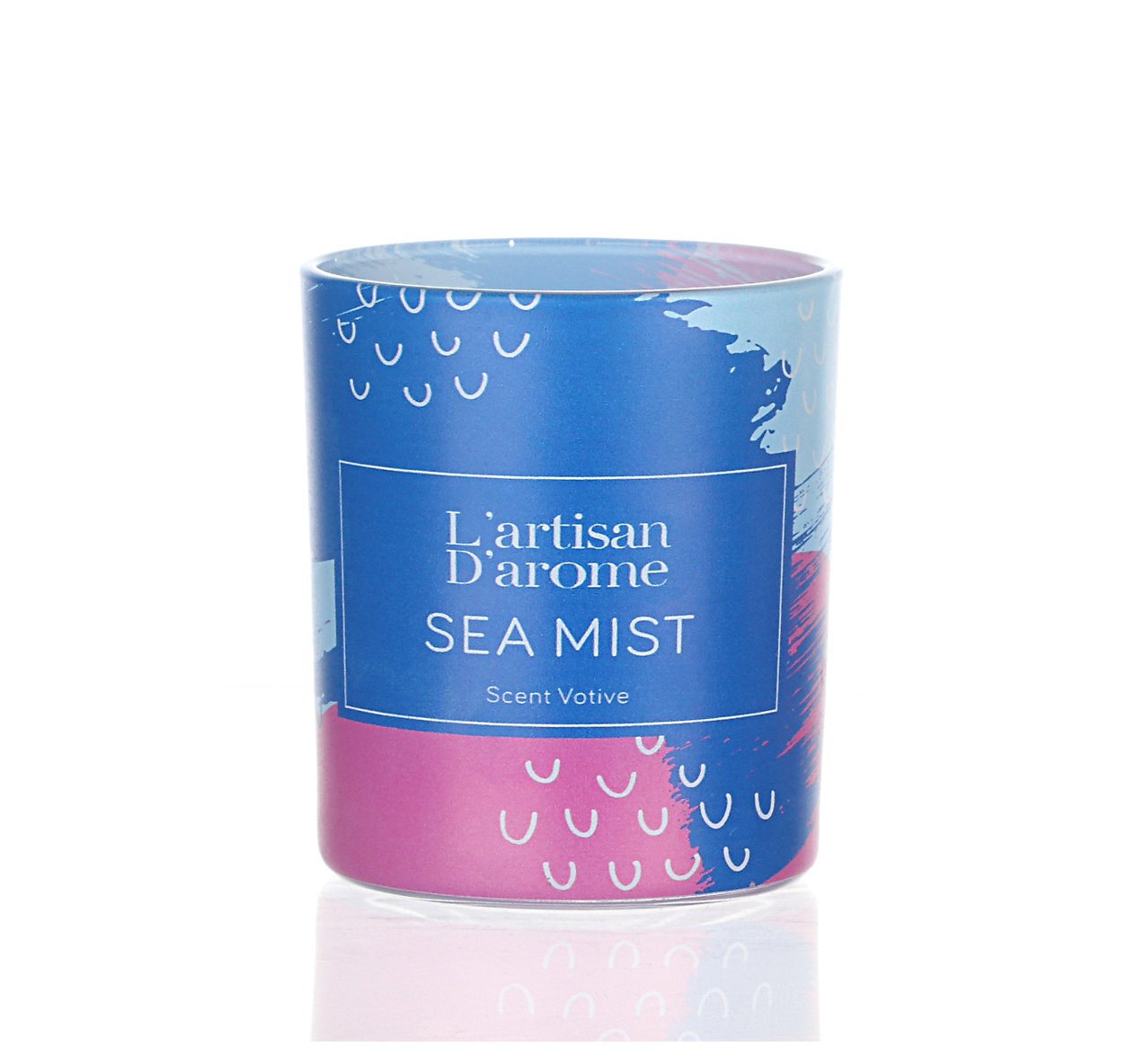 Screen Printing Candle Holder 4.5oz Sea Mist