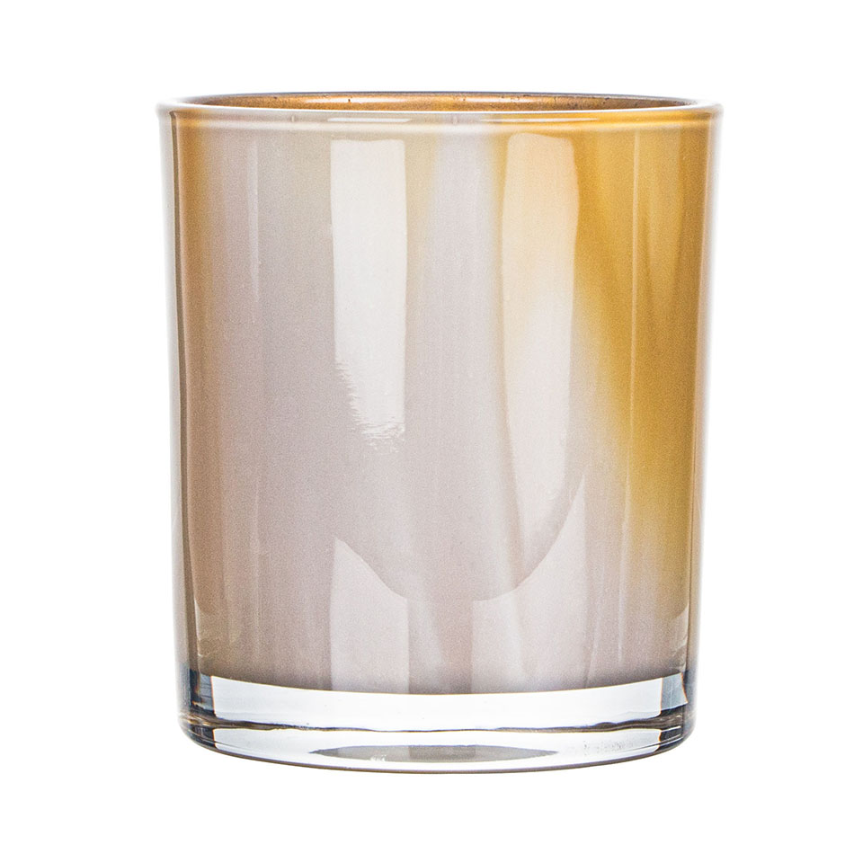 Internal Spray Glass Candle Holder Wholesale