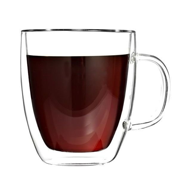 Borosilicate Glass Coffee Mugs 12 oz