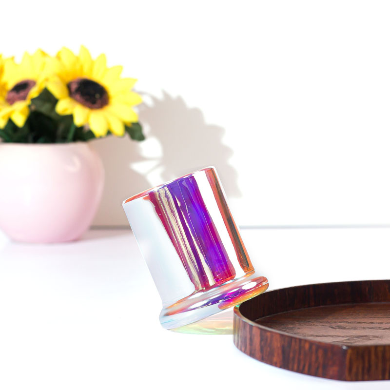 Candle Jar 2 oz  Iridescent Votive Candle Holders