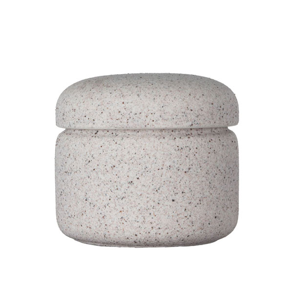 11oz Home Decoration Ceramic Candle Holder With Lid