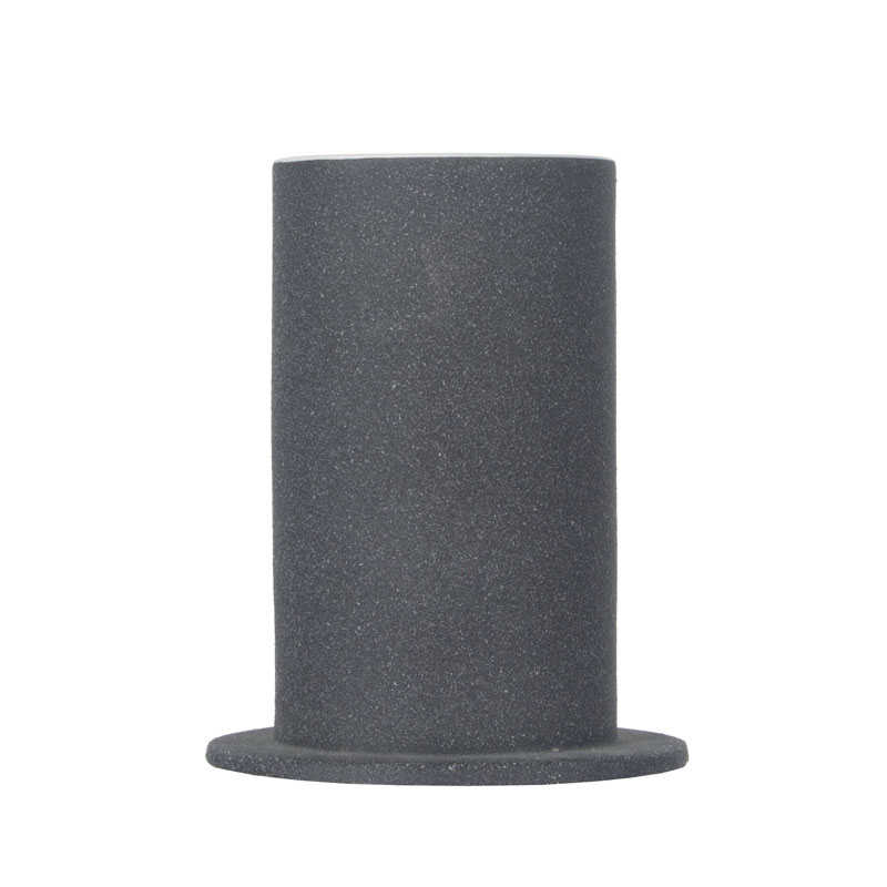 13oz Black Cylinder Ceramic Candle Holder Factory