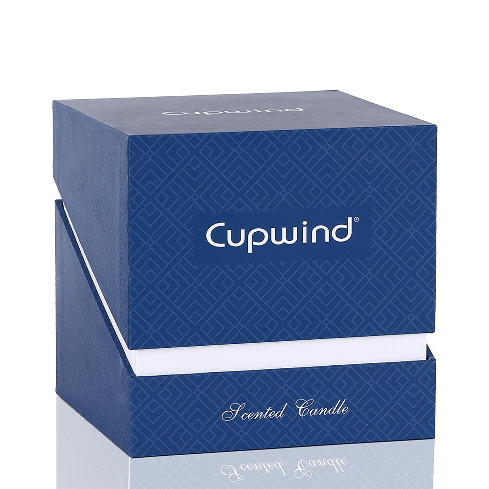Unique Design Luxury Gift Box Ocean Blue for Scented Candle