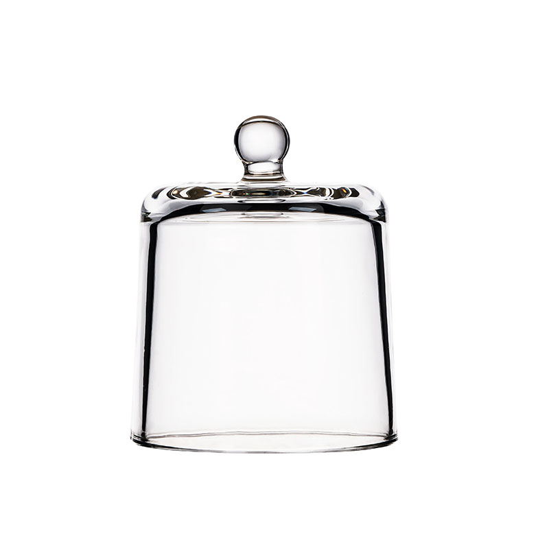 Home Accessories Glass Dome, Small Candle Cloche