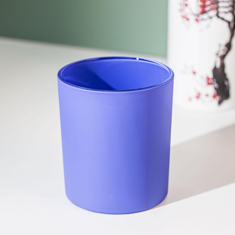 Home Fragrance Container Glass 8oz for Scented Candles Harebell