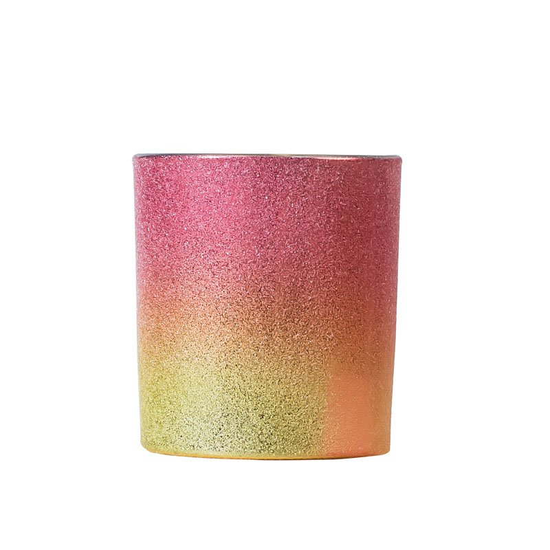 Luxury Powdery Candle Glass Vessel Ombre Sprays