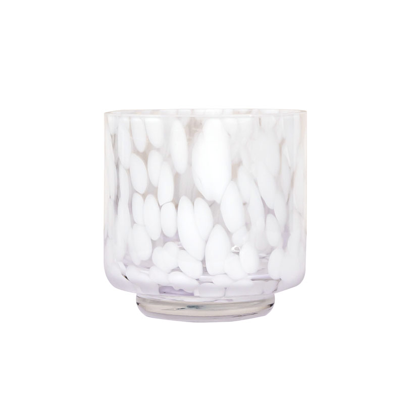 5oz Bulk Handmade Soy Candles Holder Glass For Sale White