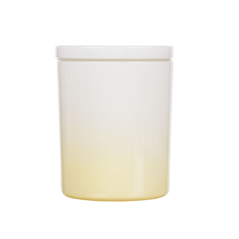 11oz Ombre Coloring Candle Glass With Lid Wholesale