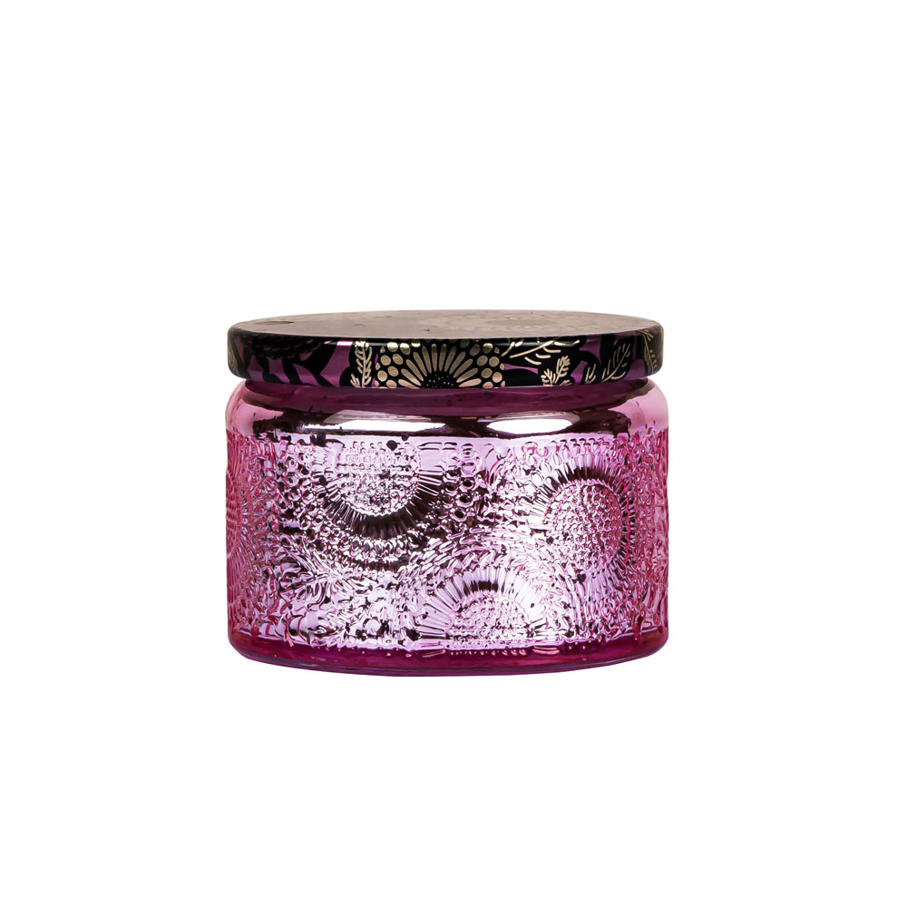 Mercury Apothecary Jar Candle Glass Sweet Pink 3oz