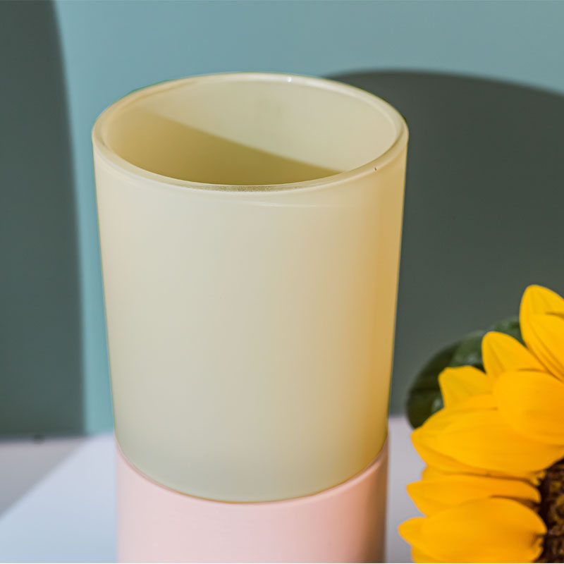 Matte Sand Tumbler Jar For Candles