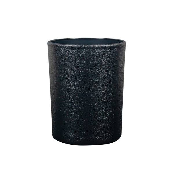 Leather Touching Candle Holder Glass 10.5oz