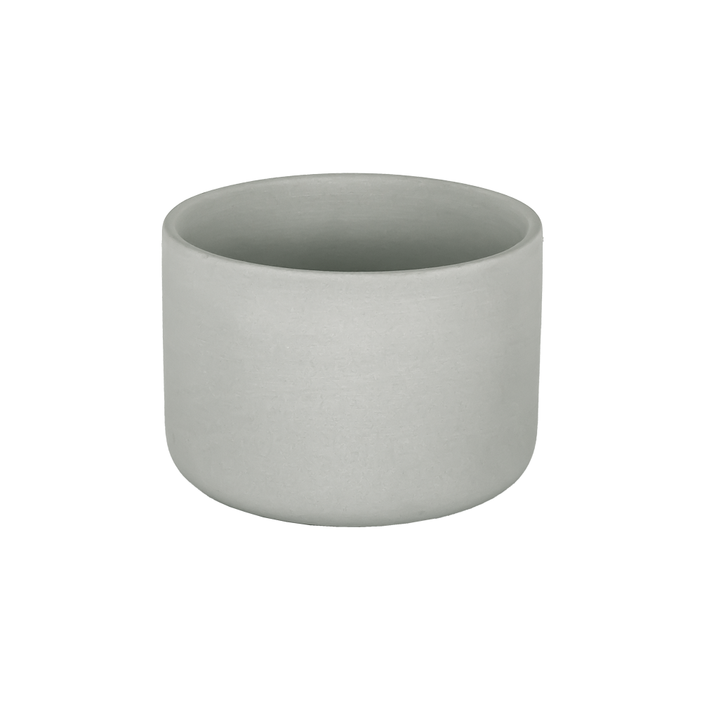 Stock Gray Matte Ceramic Votive Candle Holder