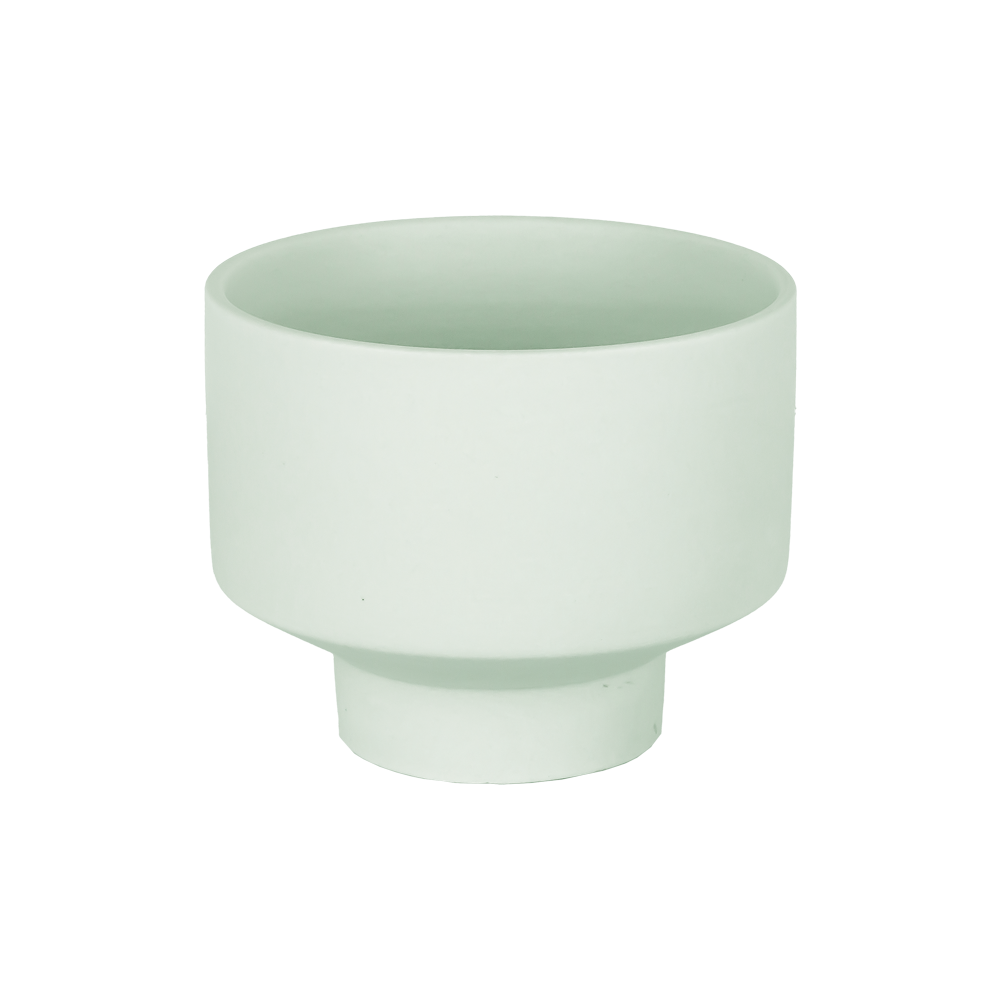 Light Green Ceramic Bowl For Candles 9oz