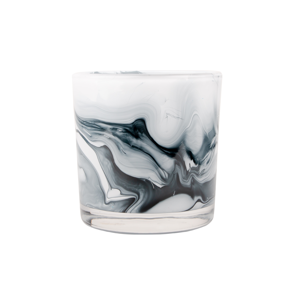 Handcraft Swirl Pattern Candle Glass Jar Supply - COPY - mujttu
