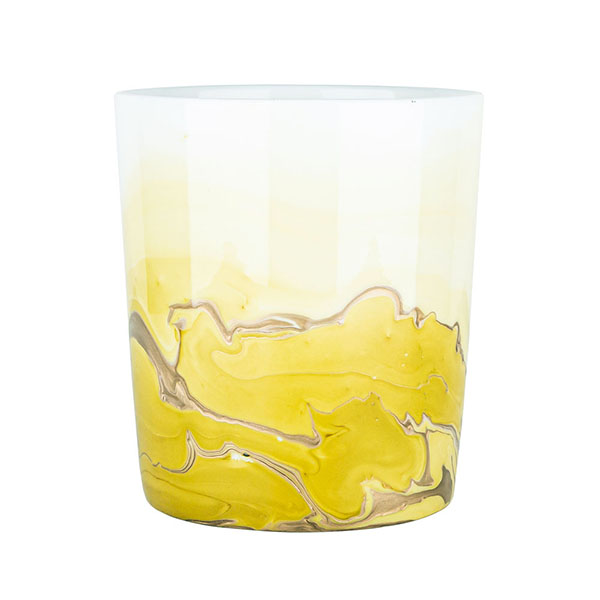 Exclusive Handmade Ceramic Candle Package 15oz Lemonade
