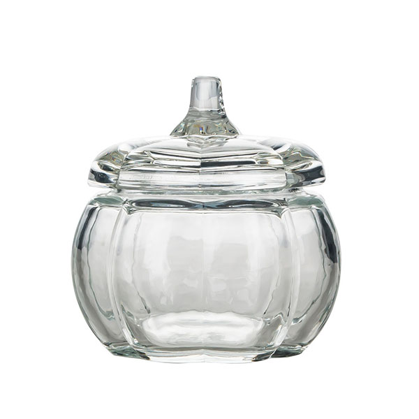 4oz Recycled Glass Pumpkin Candle Holder