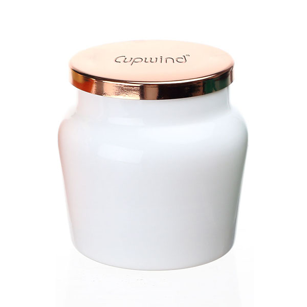 Apothecary 12 oz Bamboo Classic Glass Candle Holder On Sale
