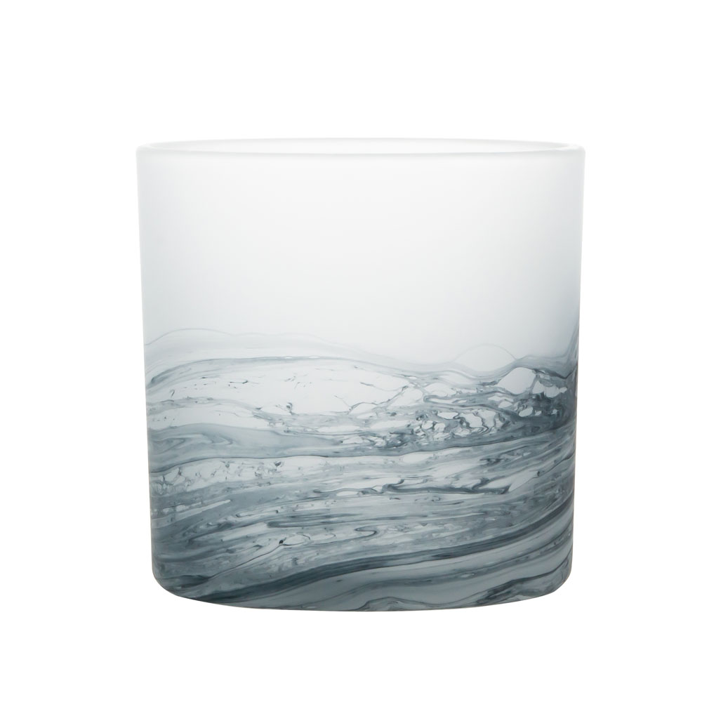 Classic 19oz Custom Candle Glass Jar With Watercolor Art