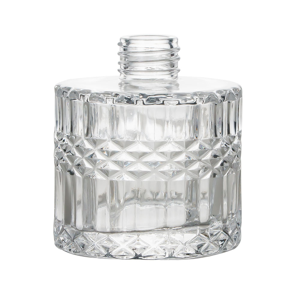 New Mold Geo Cut Reed Diffuser Bottle Glass