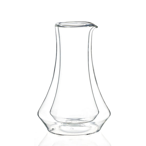20oz Large Double Wall Coffee Carafe Handmade Borosilicate Glass Serving Carafe