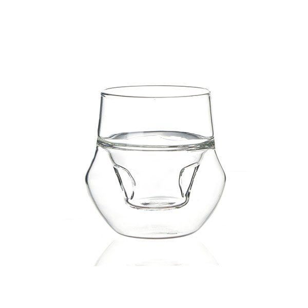 2oz High Borosilicate Heat-Resistant Glass Cup Thermal Insulation Double-Layer Coffee Cup
