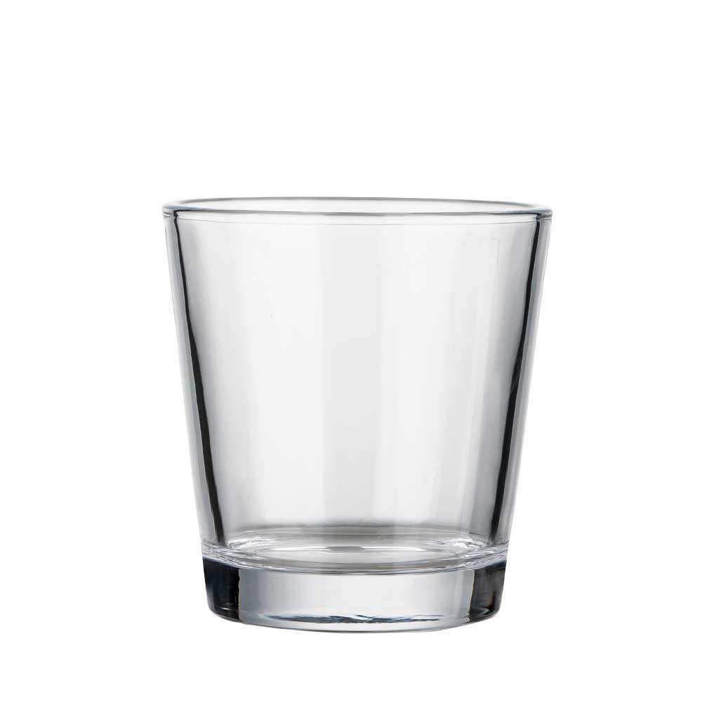 230ml Votive Glass Candle jar Machine Pressed Transparent Glass
