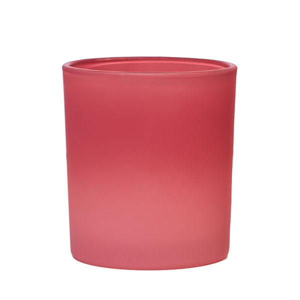 8oz Gradient Color Kalahari Watermelon Empty Candle Holder Glass Factory