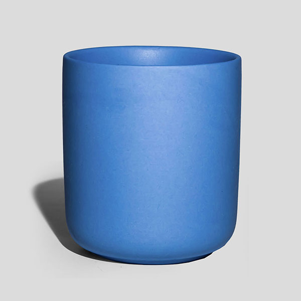 10oz Klein Blue Nordic Simplicity Ceramic Jars for Scented Candles